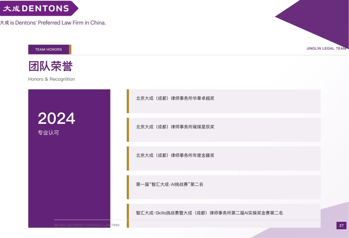 敬霖律师团队介绍册第27页